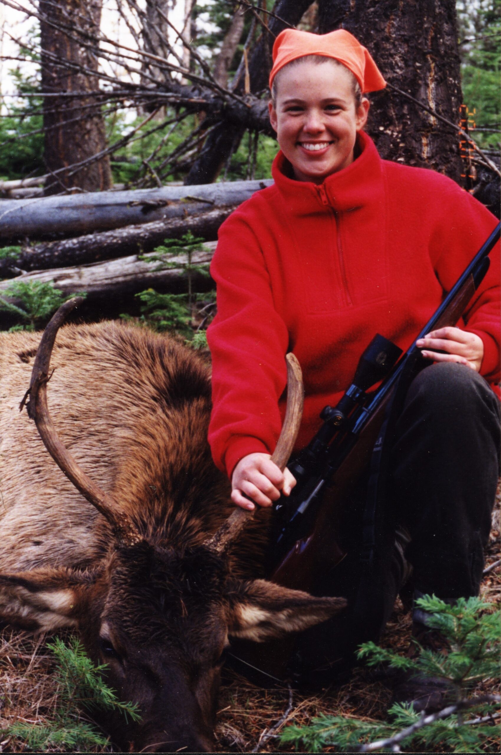 Brandee-1st-elk - Oregon Hunters Association