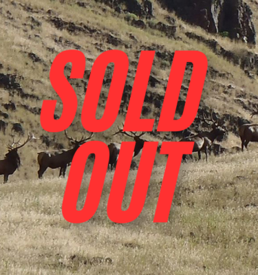 2026 Zumwalt Prairie Preserve Elk Hunt Raffle - SOLD OUT